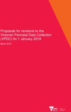 Proposals for revisions to the Victorian Perinatal Data Collection (VPDC) for 1 January 2019 - March 2018 - Better Safer Care