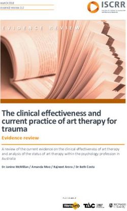 The clinical effectiveness and current practice of art therapy for trauma