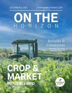 ON THE - CROP & MARKET INDUSTRY INFO - Lipman Family Farms