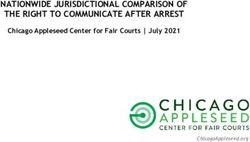 NATIONWIDE JURISDICTIONAL COMPARISON OF THE RIGHT TO COMMUNICATE AFTER ARREST - Chicago Appleseed Center for Fair Courts | July 2021