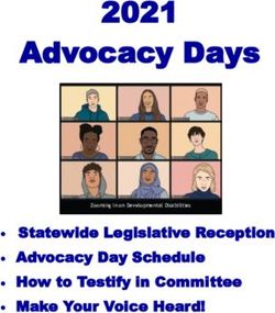 Advocacy Days 2021 - Statewide Legislative Reception Advocacy Day Schedule How to Testify in Committee Make Your Voice Heard! - The Arc of ...