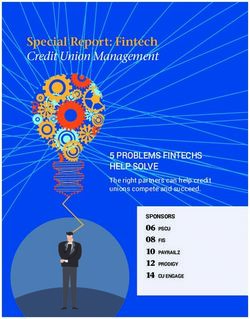 Special Report: Fintech Credit Union Management - 5 PROBLEMS FINTECHS HELP SOLVE The right partners can help credit unions compete and succeed ...