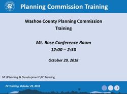 Planning Commission Training - Washoe County Planning Commission Training Mt. Rose Conference Room - Washoe County, NV