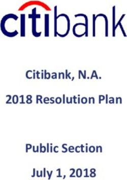 Citibank, N.A. 2018 Resolution Plan Public Section July 1, 2018 - FDIC
