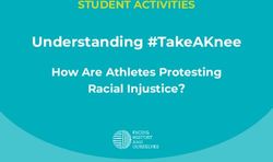 Understanding #TakeAKnee - STUDENT ACTIVITIES How Are Athletes Protesting Racial Injustice? - Facing ...