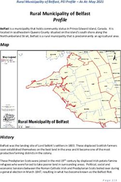 Rural Municipality of Belfast - Profile