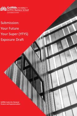 Submission: Your Future Your Super (YFYS) Exposure Draft - Griffith Centre for Personal Finance and Superannuation - Treasury