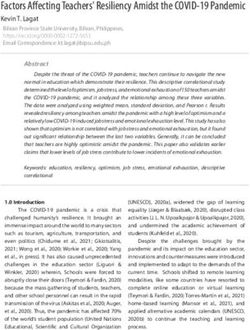 Factors Affecting Teachers' Resiliency Amidst the COVID-19 Pandemic