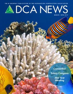 NEWS - Convention Safety Congress Mid Year Meeting - THE BI-MONTHLY PUBLICATION OF THE DISTRIBUTION CONTRACTORS ASSOCIATION