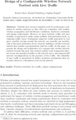 Design of a Configurable Wireless Network Testbed with Live Traffic