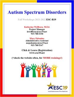 Autism Spectrum Disorders - Region 19