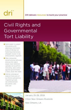 Civil Rights and Governmental Tort Liability - DRI