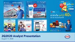 2Q2020 Analyst Presentation - August 17, 2020 - Esso (Thailand) Public ...