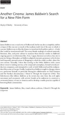 Another Cinema: James Baldwin's Search for a New Film Form