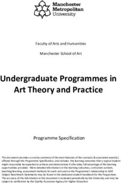 Undergraduate Programmes in Art Theory and Practice