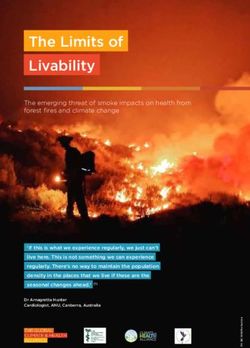 The Limits of Livability - The Global Climate and Health Alliance