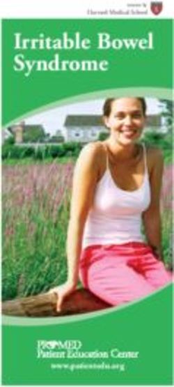 Irritable Bowel Syndrome - www.patientedu.org - Harvard Medical School