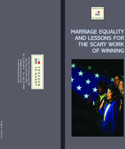 MARRIAGE EQUALITY AND LESSONS FOR THE SCARY WORK OF WINNING