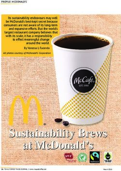 SUSTAINABILITY BREWS AT MCDONALD'S - RAINFOREST ...