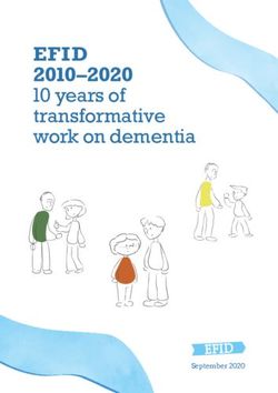 EFID 2010-2020 10 years of transformative work on dementia - September 2020 - Robert Bosch Stiftung