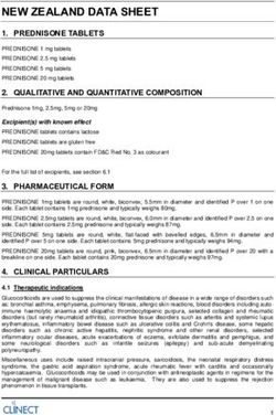 NEW ZEALAND DATA SHEET - PREDNISONE TABLETS - Medsafe