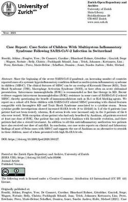 CASE REPORT: CASE SERIES OF CHILDREN WITH MULTISYSTEM INFLAMMATORY SYNDROME FOLLOWING SARS-COV-2 INFECTION IN SWITZERLAND