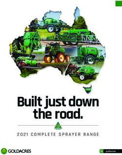 Built just down the road - 2021 COMPLETE SPRAYER RANGE - Goldacres