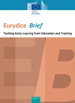 Eurydice Brief Tackling Early Leaving from Education and Training - Indire