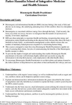 Parker Hannifin School of Integrative Medicine and Health Sciences