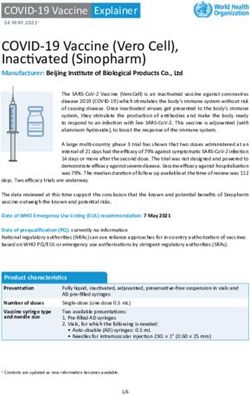 COVID-19 Vaccine (Vero Cell), Inactivated (Sinopharm)