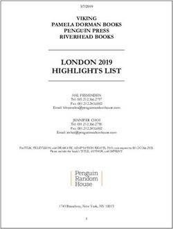 LONDON 2019 HIGHLIGHTS LIST