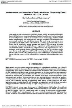 Implementation and Comparison of Lattice Module and Discontinuity Factors Module in PROTEUS Toolsets