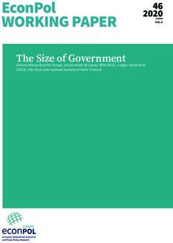 EconPol WORKING PAPER - 46 2020June - ifo Institut