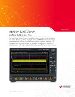 Infiniium MXR-Series See More. Do More. Save Time - Keysight