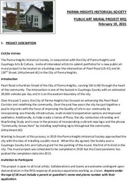 PARMA HEIGHTS HISTORICAL SOCIETY PUBLIC ART MURAL PROJECT RFQ