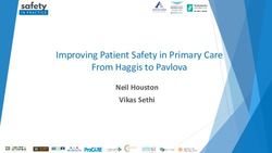 Improving Patient Safety in Primary Care From Haggis to Pavlova - Neil Houston Vikas Sethi
