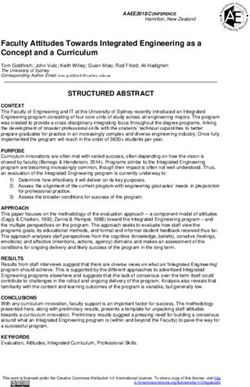 Faculty Attitudes Towards Integrated Engineering as a Concept and a Curriculum - Amazon S3