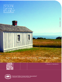 SAN JUAN ISLAND NATIONAL HISTORICAL PARK - A Resource Assessment