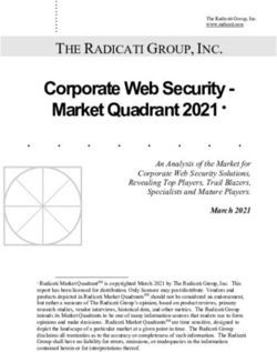Corporate Web Security - Market Quadrant 2021 * - Broadcom ...