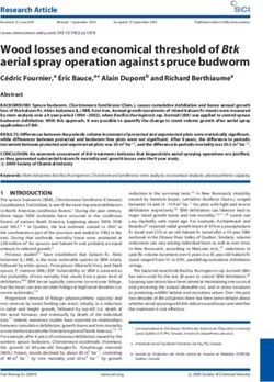 Wood losses and economical threshold of Btk aerial spray operation against spruce budworm