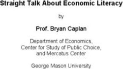 Straight Talk About Economic Literacy - Prof. Bryan Caplan by Department of Economics
