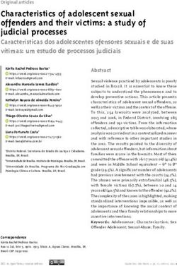 Characteristics of adolescent sexual offenders and their victims: a study of judicial processes
