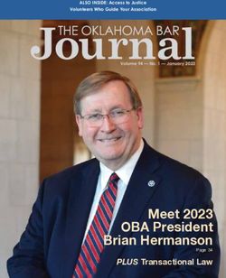 Meet 2023 OBA President - Brian Hermanson Page 34 PLUS Transactional Law - ALSO INSIDE: Access to Justice