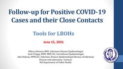 Follow-up for Positive COVID-19 Cases and their Close Contacts