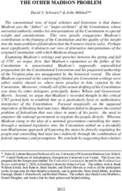 THE OTHER MADISON PROBLEM - Fordham Law Review