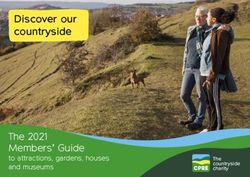 Discover our countryside - The 2021 Members' Guide to attractions, gardens, houses and museums