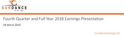 Fourth Quarter and Full Year 2018 Earnings Presentation - 28 March 2019 sundanceenergy.net