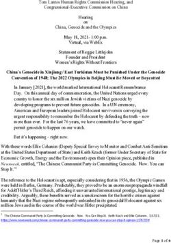 China's Genocide in Xinjiang / East Turkistan Must be Punished Under the Genocide Convention of 1948; The 2022 Olympics in Beijing Must Be Moved ...