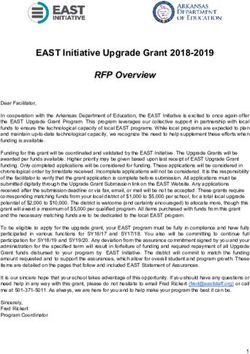 EAST Initiative Upgrade Grant 2018-2019 - RFP Overview