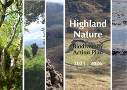 Highland Nature Biodiversity Action Plan 2021 2026
